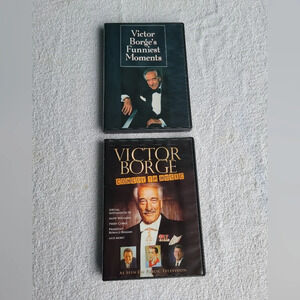 Two Victor Borge Comedy DVDs Victor Borge's Funniest Moments and Comedy in Music